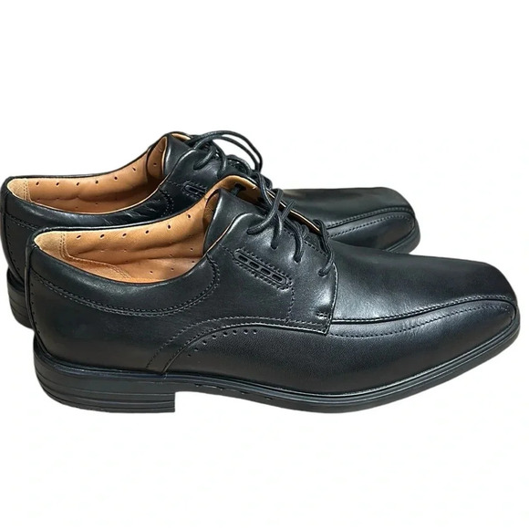 Clark’s  UNKENNETH WAY shoes men ,leather ,lambskin,NEW! ,black ,size 8 & 13 - Picture 7 of 16